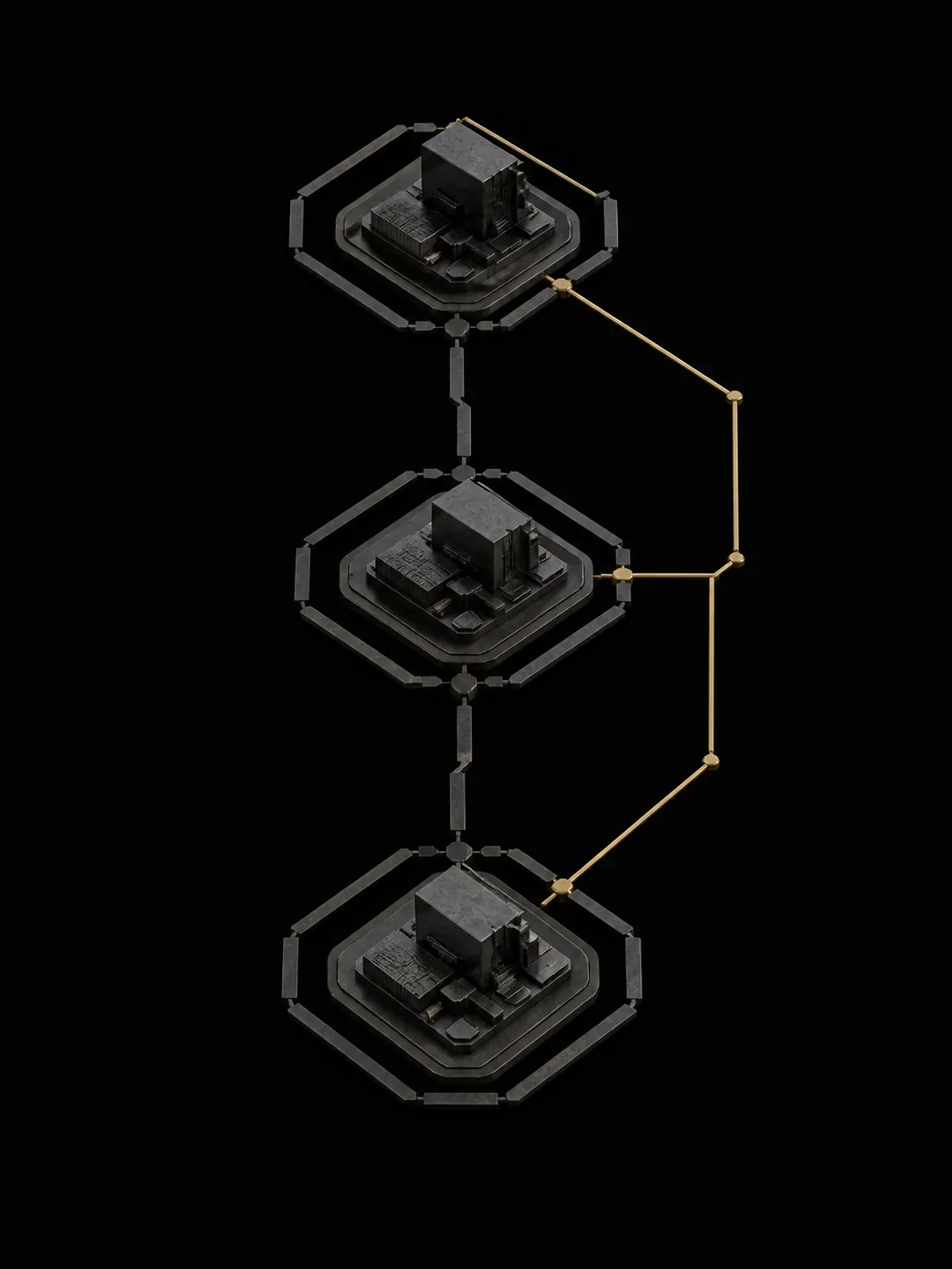 A segmented secure infrastructure composition