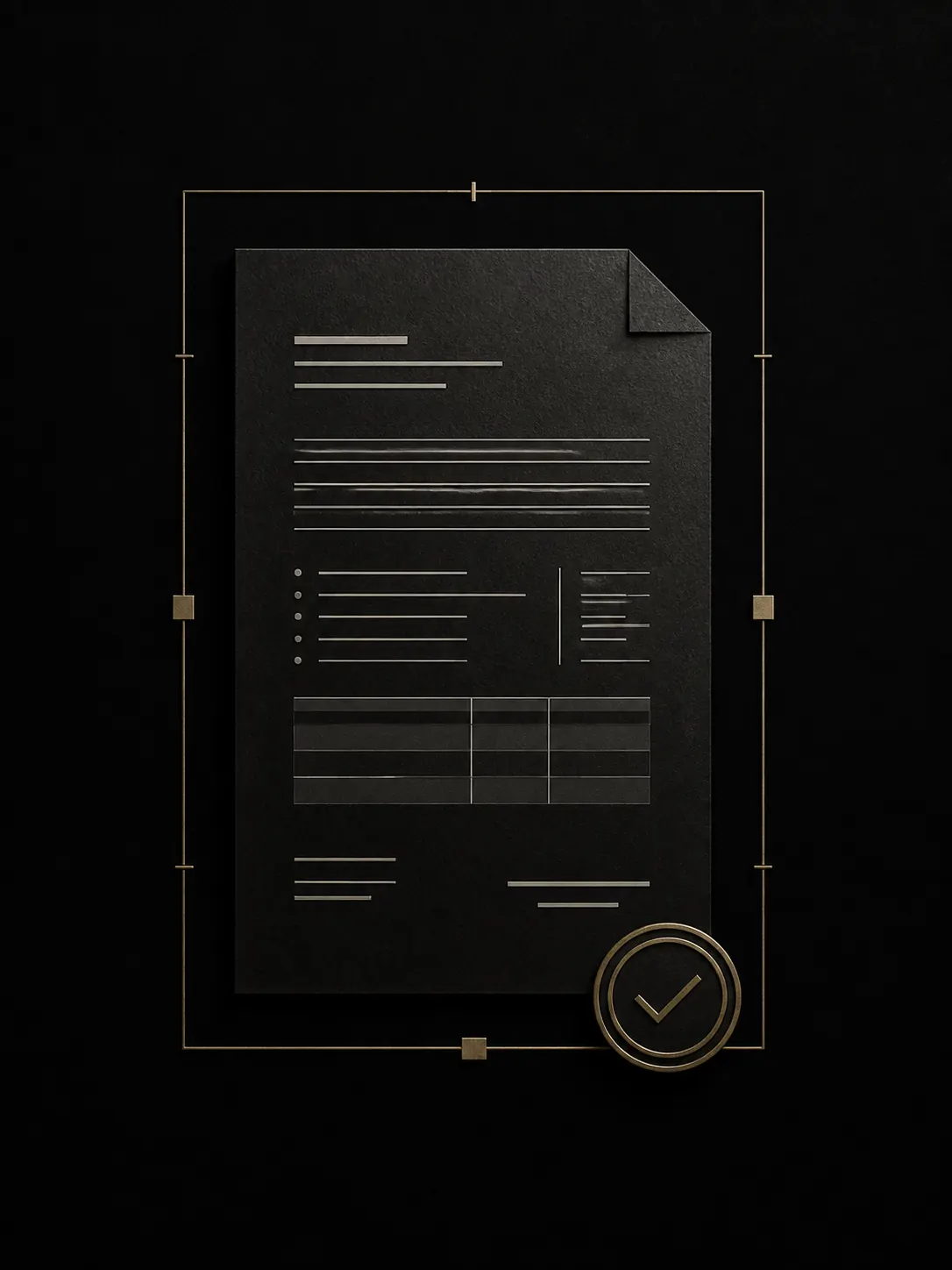 A document validation control composition